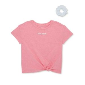 Wonder Nation Girls Short Sleeve Scrunchie Top, Size:18